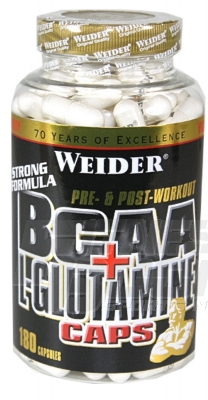 Weider BCAA+L-Glutamine 180 Kapseln (256g)