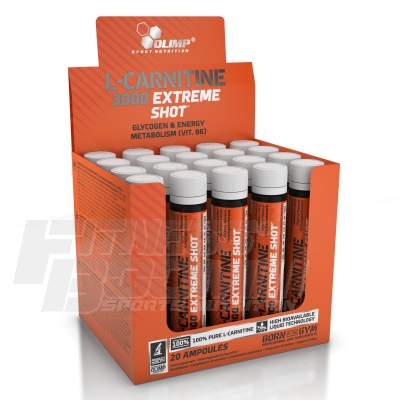 Olimp L-Carnitine 3000 Extreme Shot 20x25ml Ampullen (500ml)